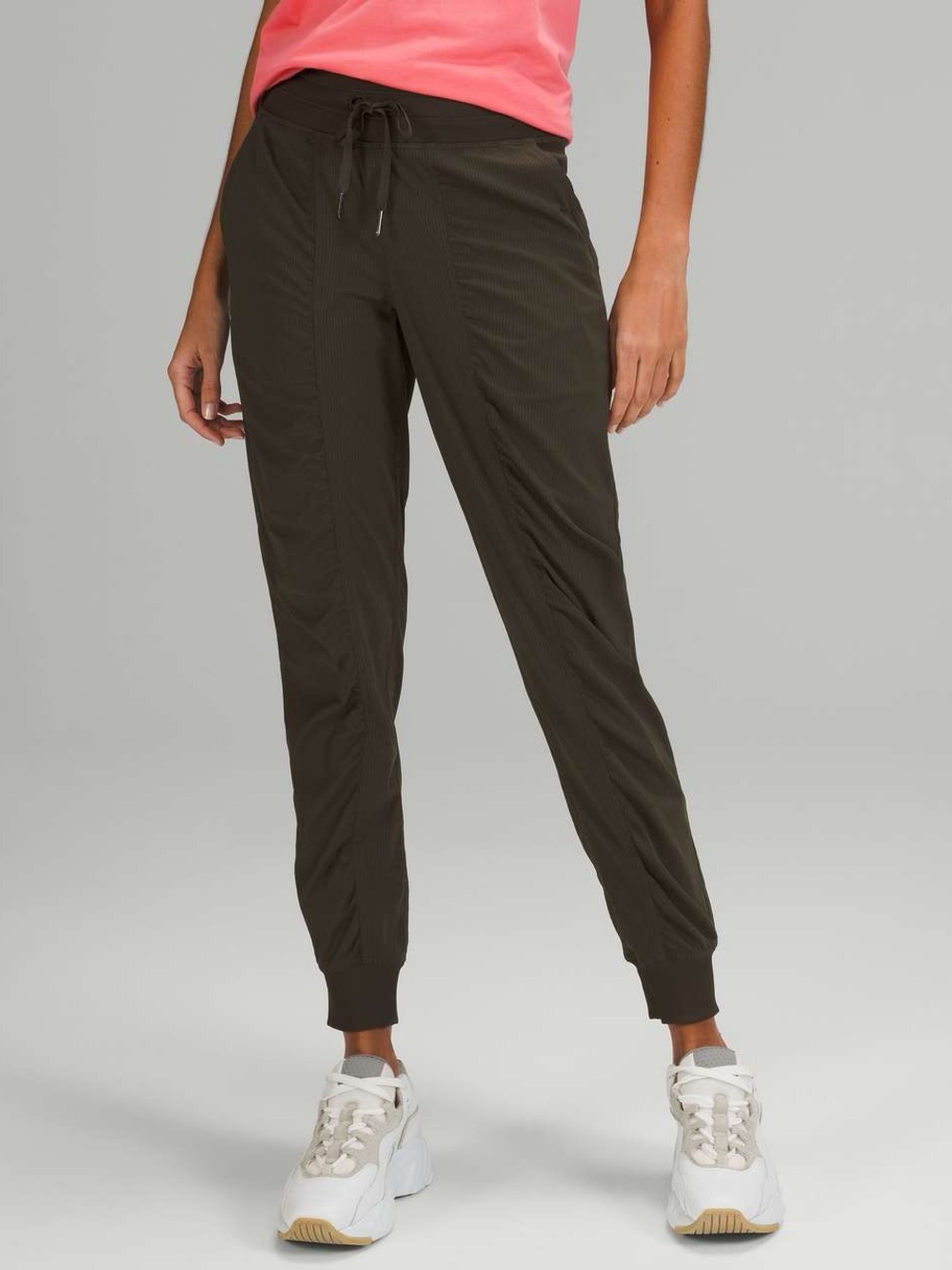 Lululemon Dance Studio Jogger Pants Dark Olive Green Size 2 Travel Athleisure